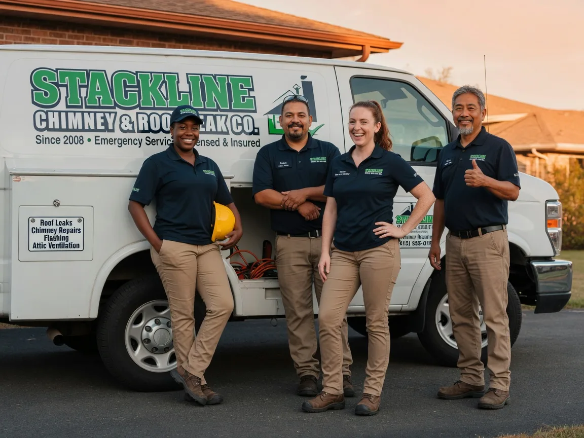 Chimney flashing repair company in Camden, MI